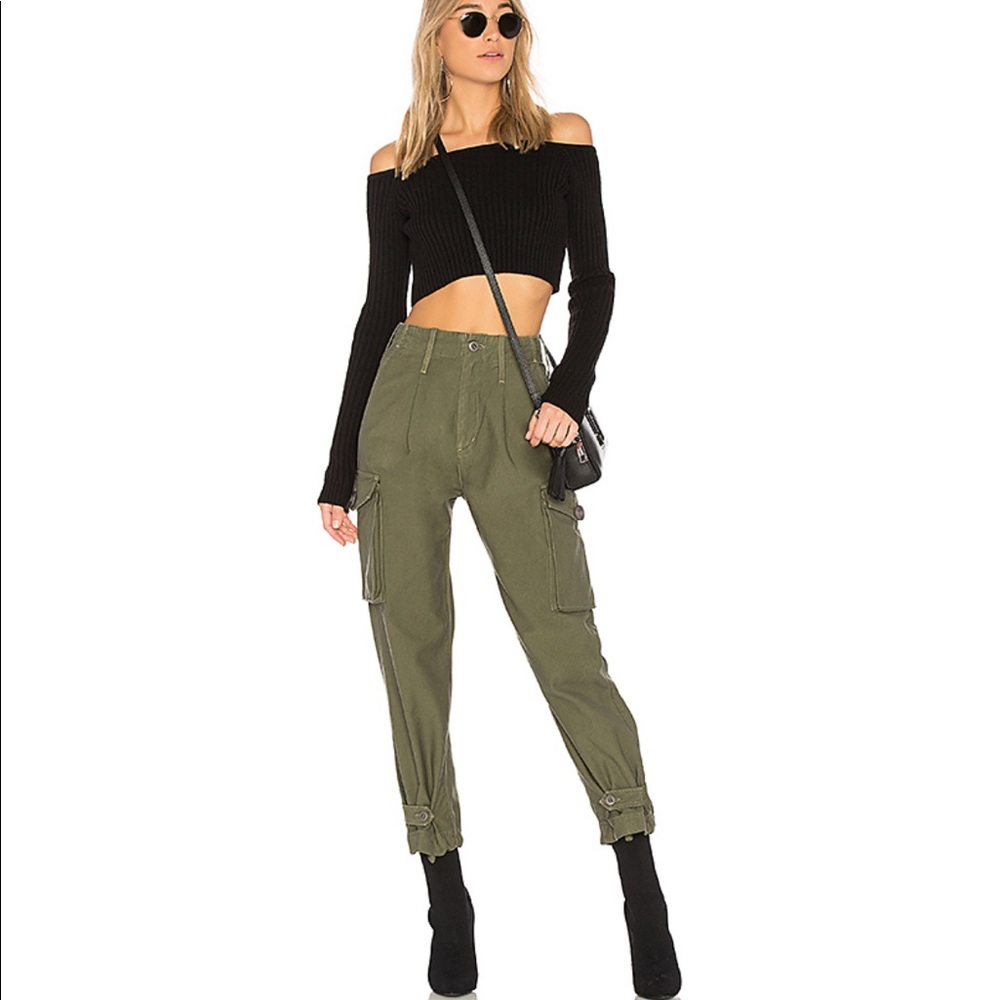 Lovers + Friends Bells Crop Sweater in Black - Picture 4 of 9